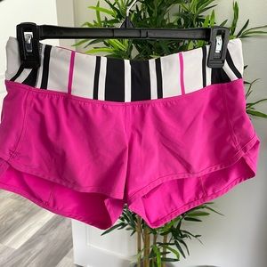 Lululemon workout shorts 2” size 4 pink- used.